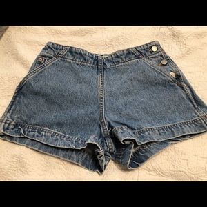 Abercrombie and Fitch Side Button Shorts Vintage